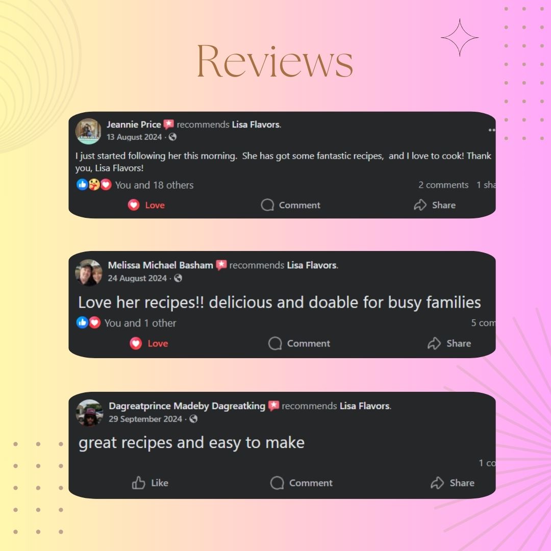 Lisa Flavors Cookbook — 130+ Everyday Favorites (E-book)